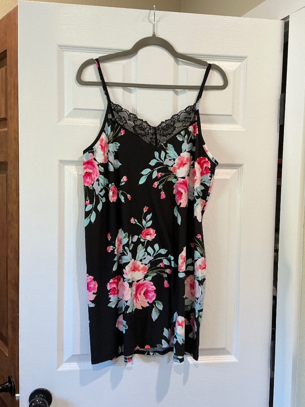 NWT 1 of 2 Joyspun Floral Nightgown / Chemise Large (12/14)